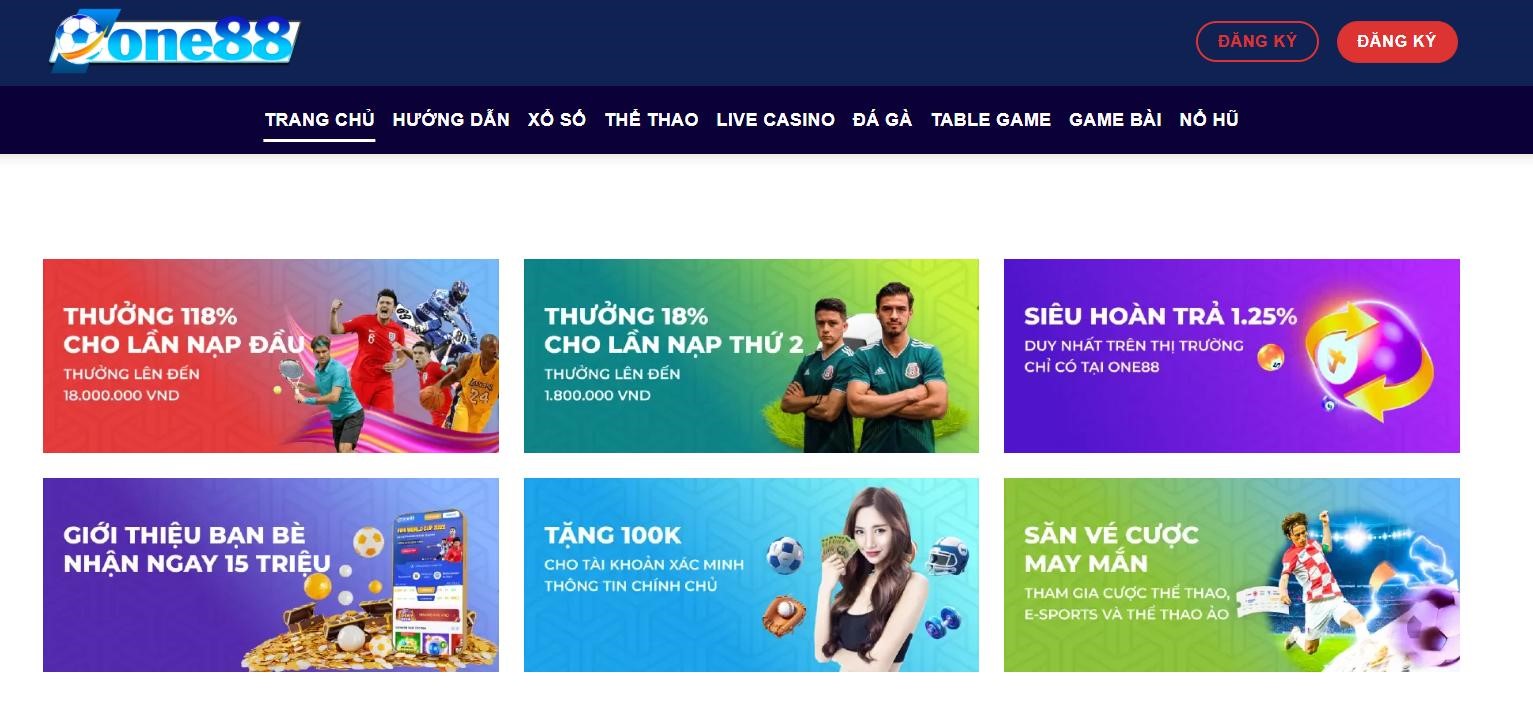 Hướng dẫn nhận thưởng nạp E-Sports tại ONE88